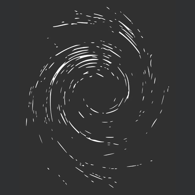 Abstract Vortex / Line / White / Pattern