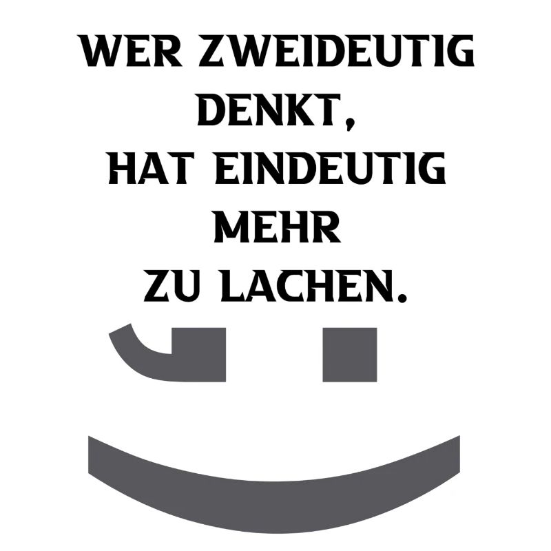 Zweideutig, eindeutig