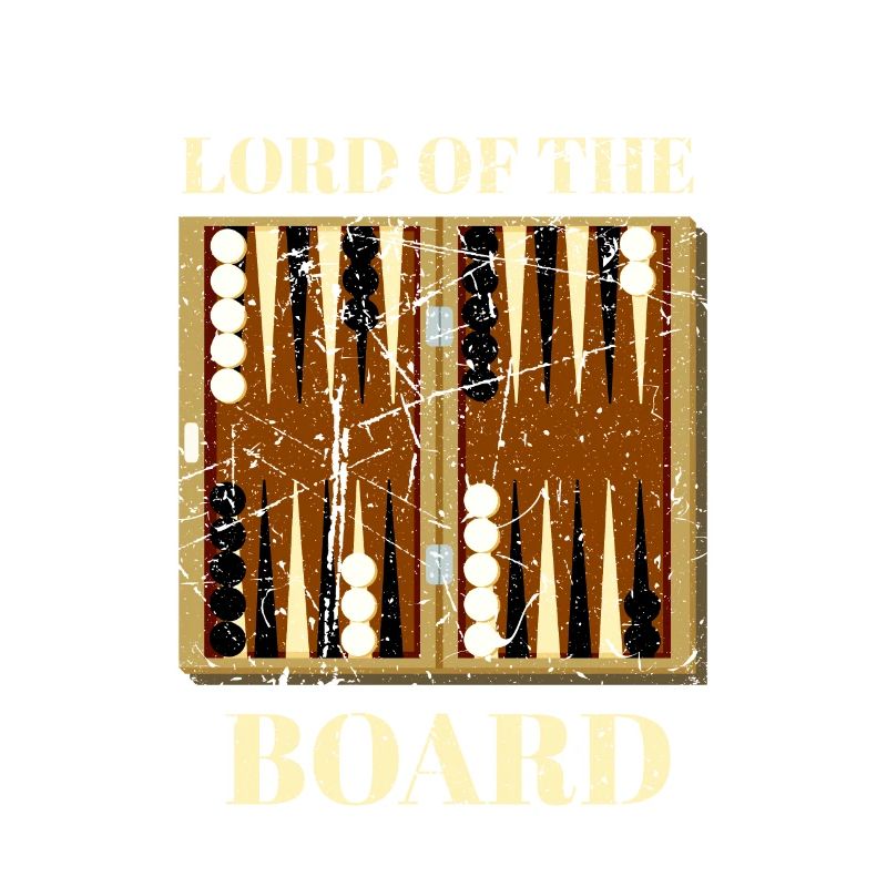 Backgammon board game saying for backgammon players