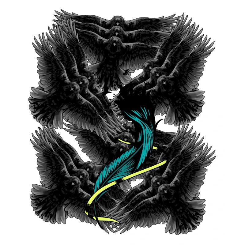 Feathers Wings Death Crows Beyond Grief
