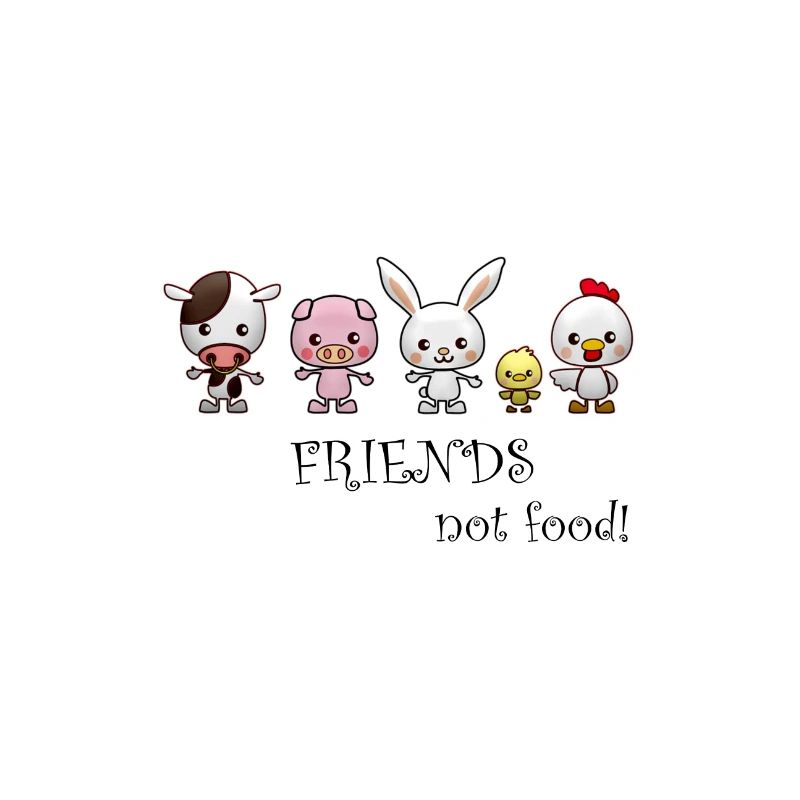 Des amis pas de la nourriture