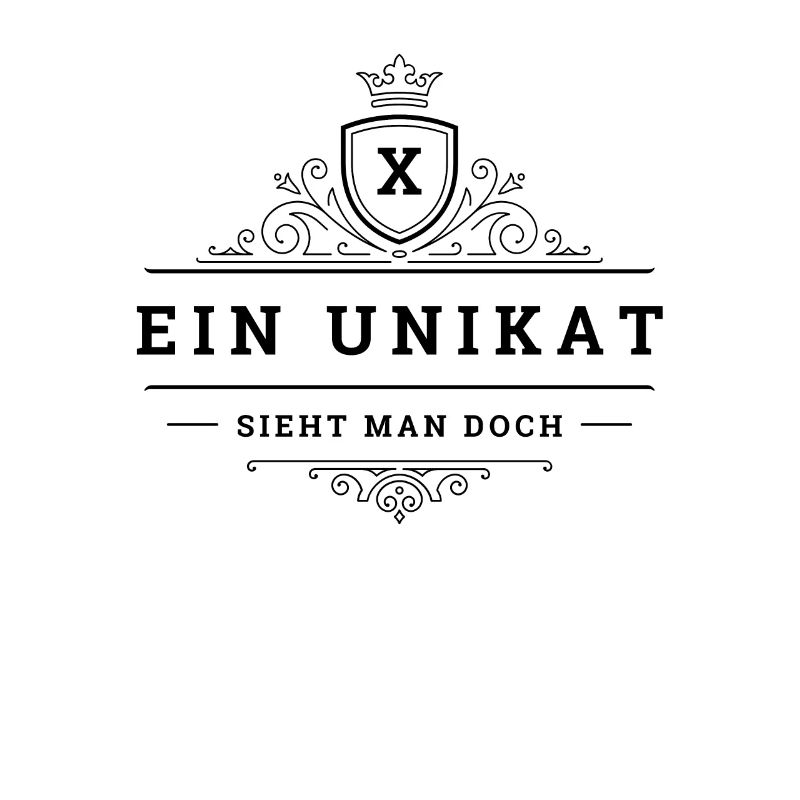 Ein Unikat Ein Einzelstück Anfangsbuchstabe X Name