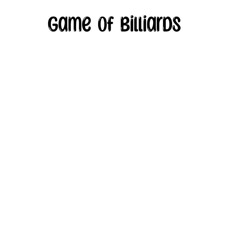 Billard - Jeu de billard
