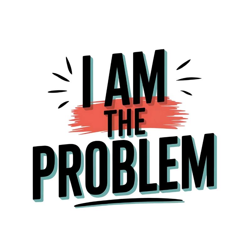 I Am The Problem Humorous and Direct