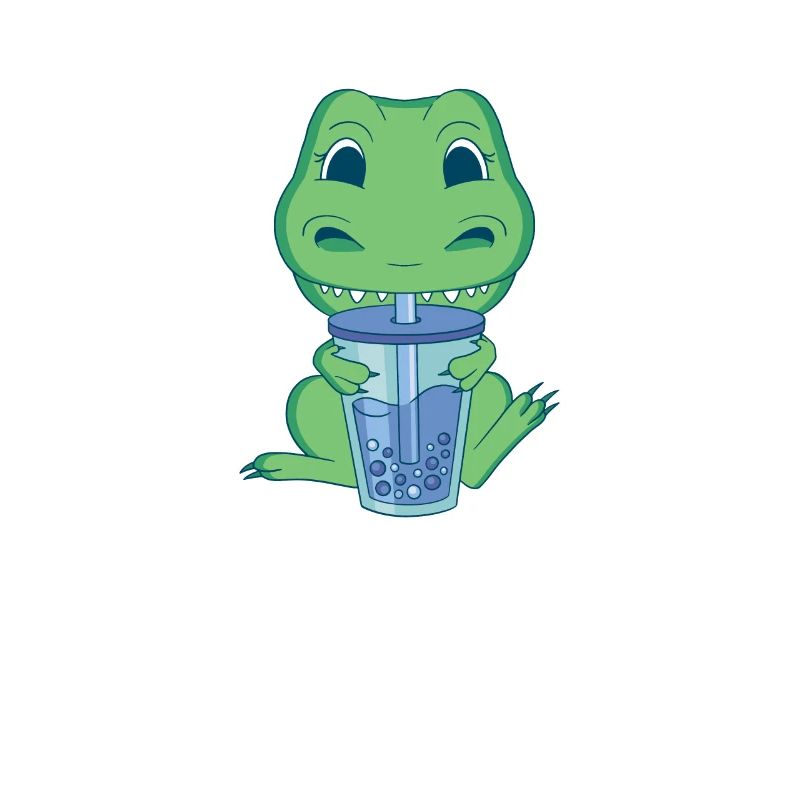 Boba Tea Rex Bubble Tea Liebhaber Boba Tee Trinker