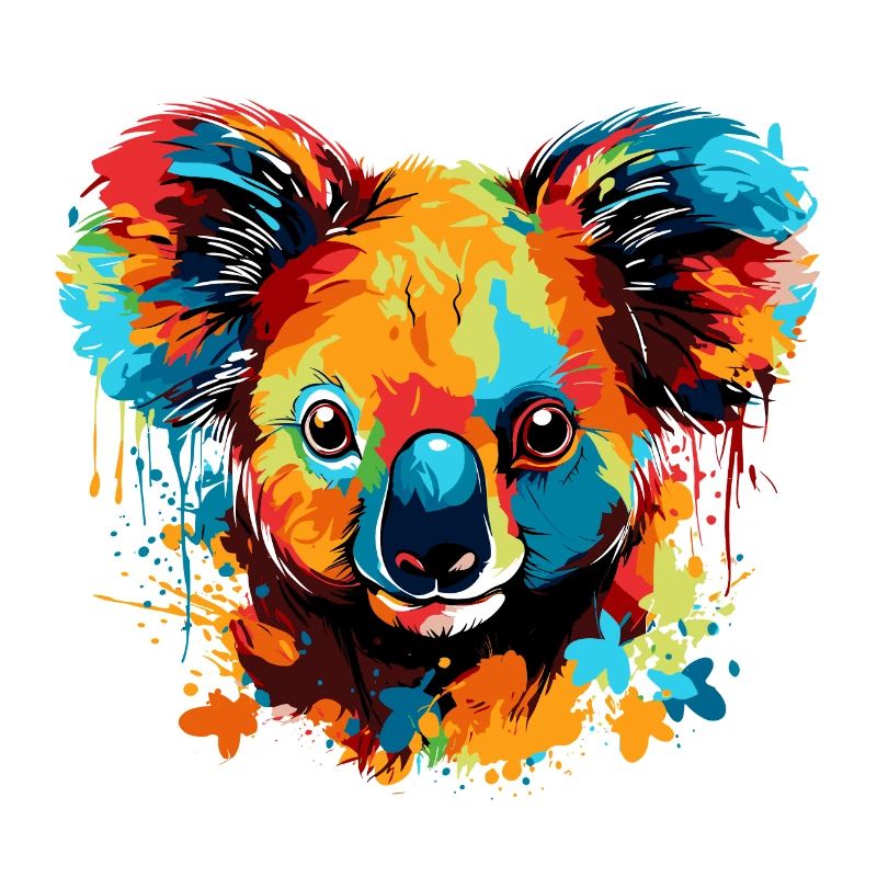 Koala coloré