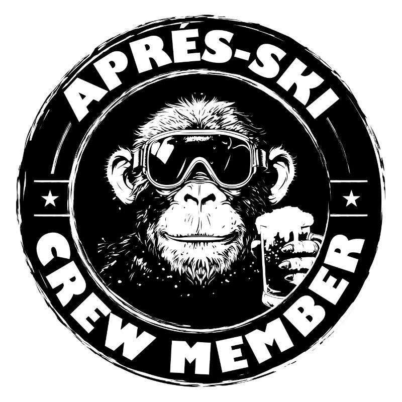 Affe Apres Ski Team Spruch