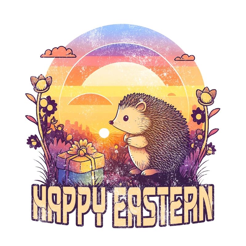 Joyeuses Hérissons de Pâques