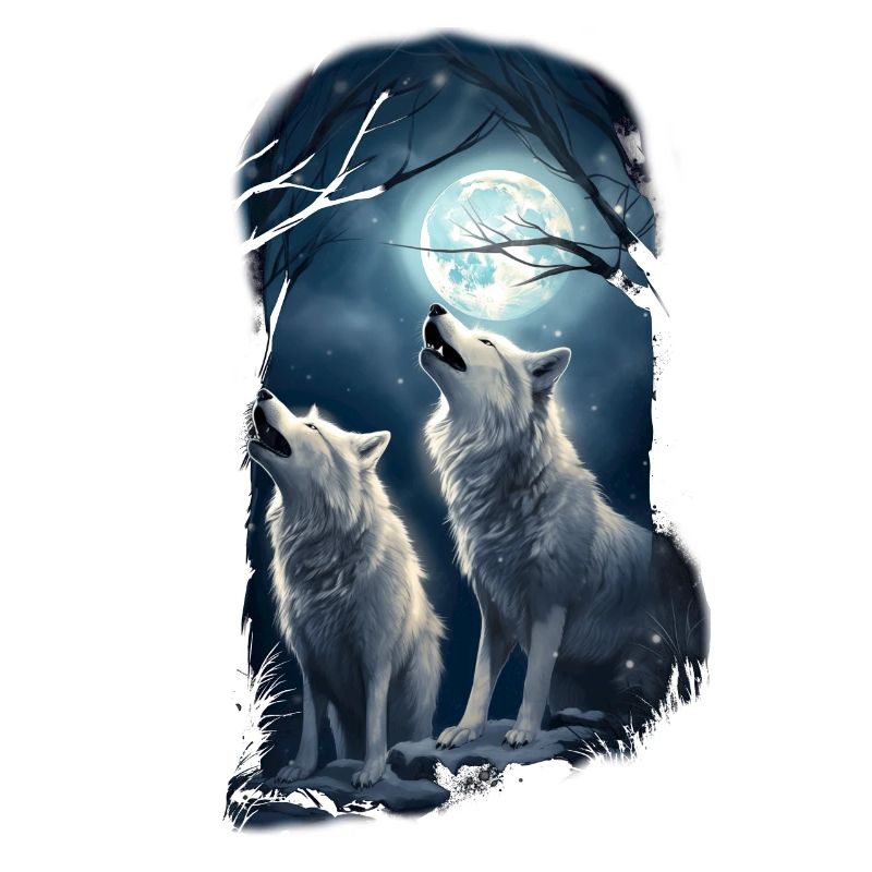 Weißer Wolf Geschenk