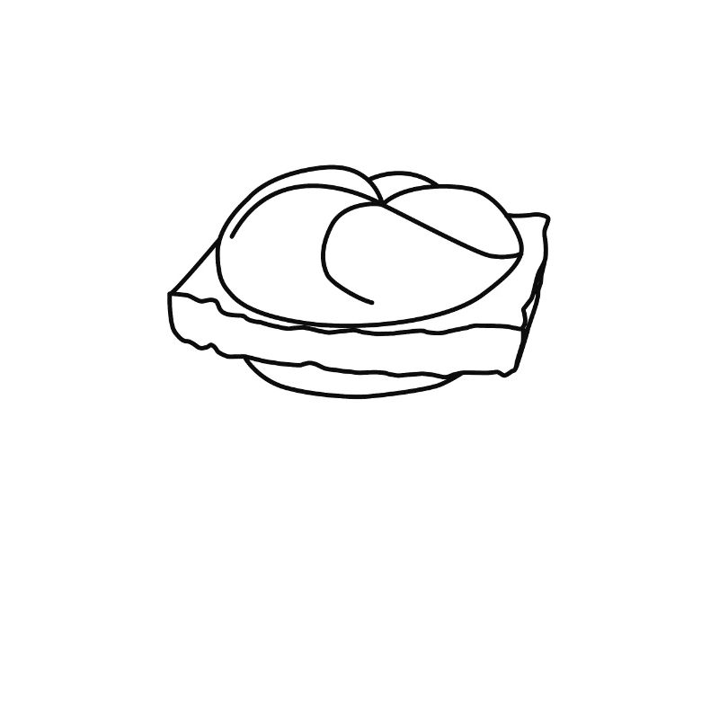 Leberkas Leberkas Bread Meat Cheese