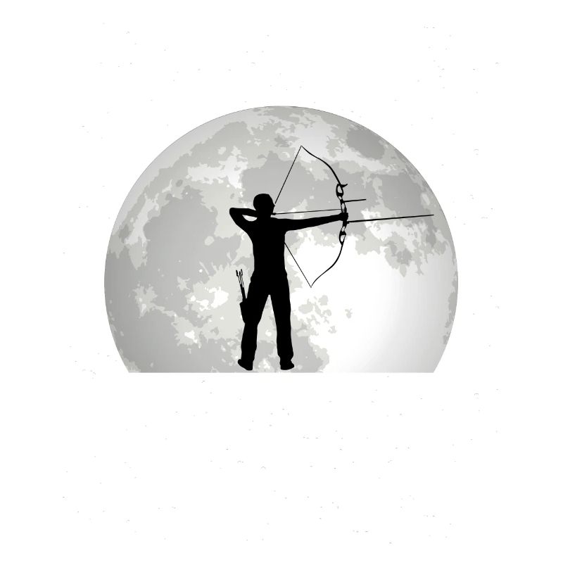 Arc-en-ciel Lune Flèche et arc
