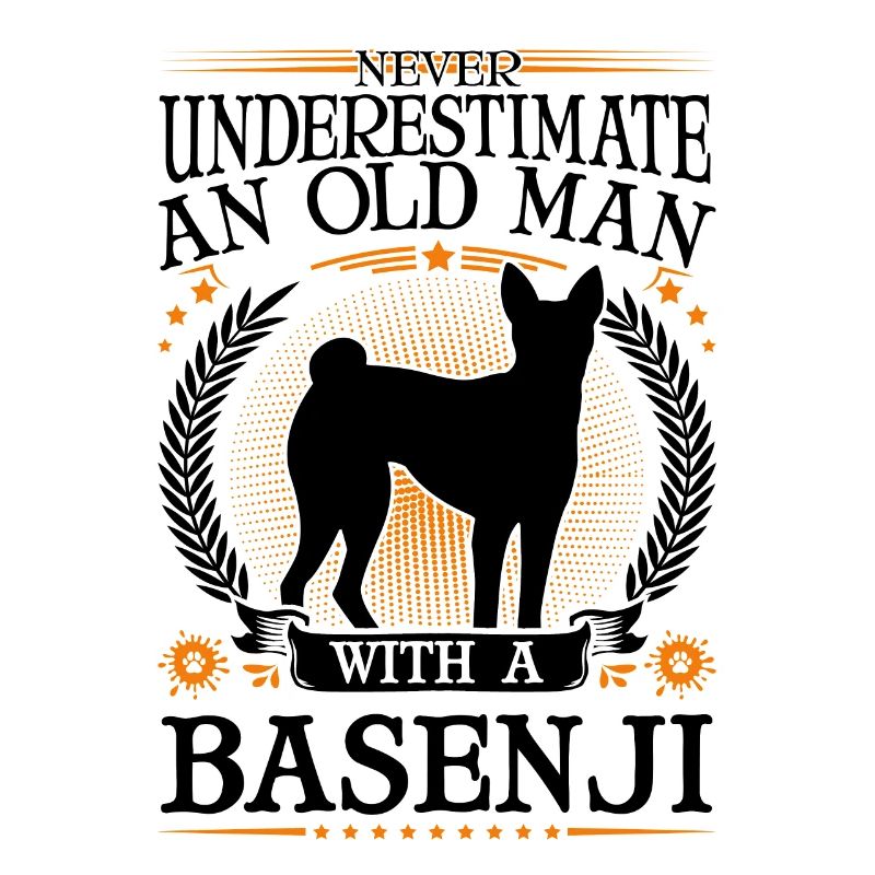 Basenji Old Man Congo Terrier Retraité