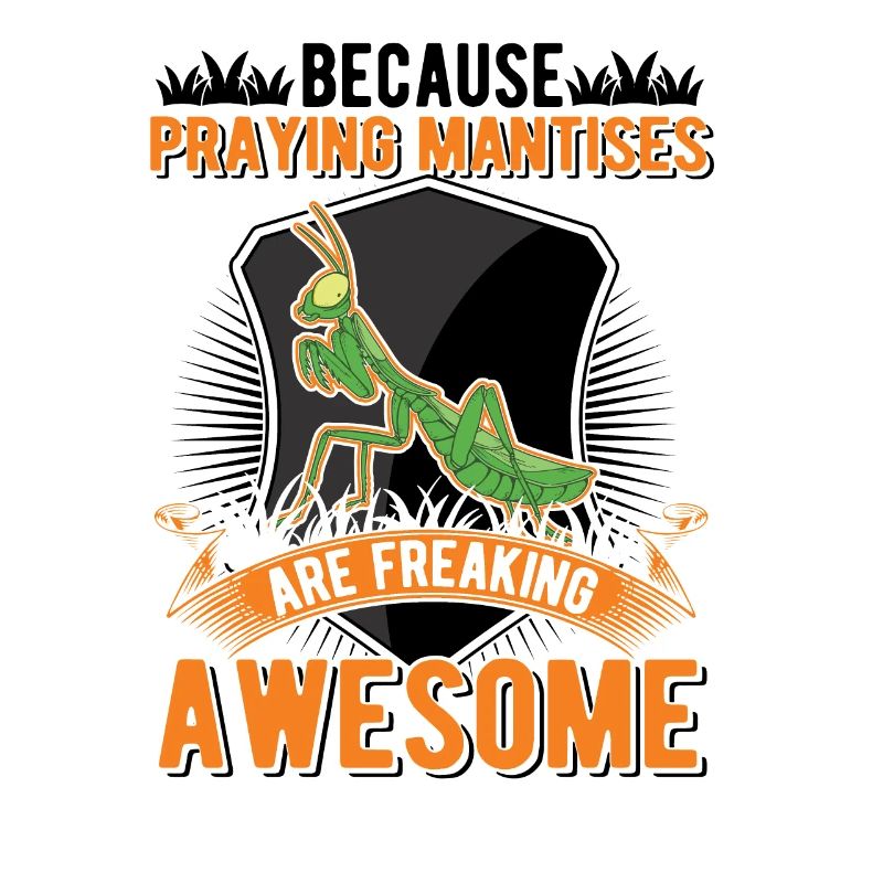 Because Praying Mantises are freaking awesome