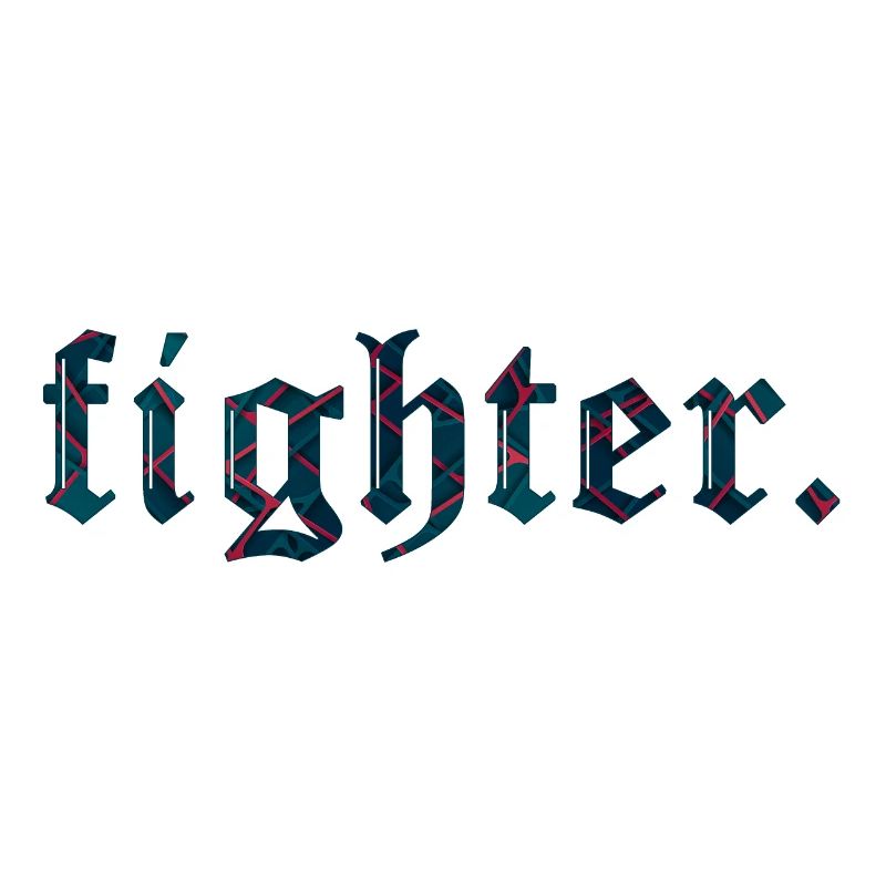 fighter. schatten mit Linien
