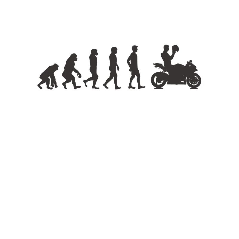 Motorcycle evolution birthday gift christmas
