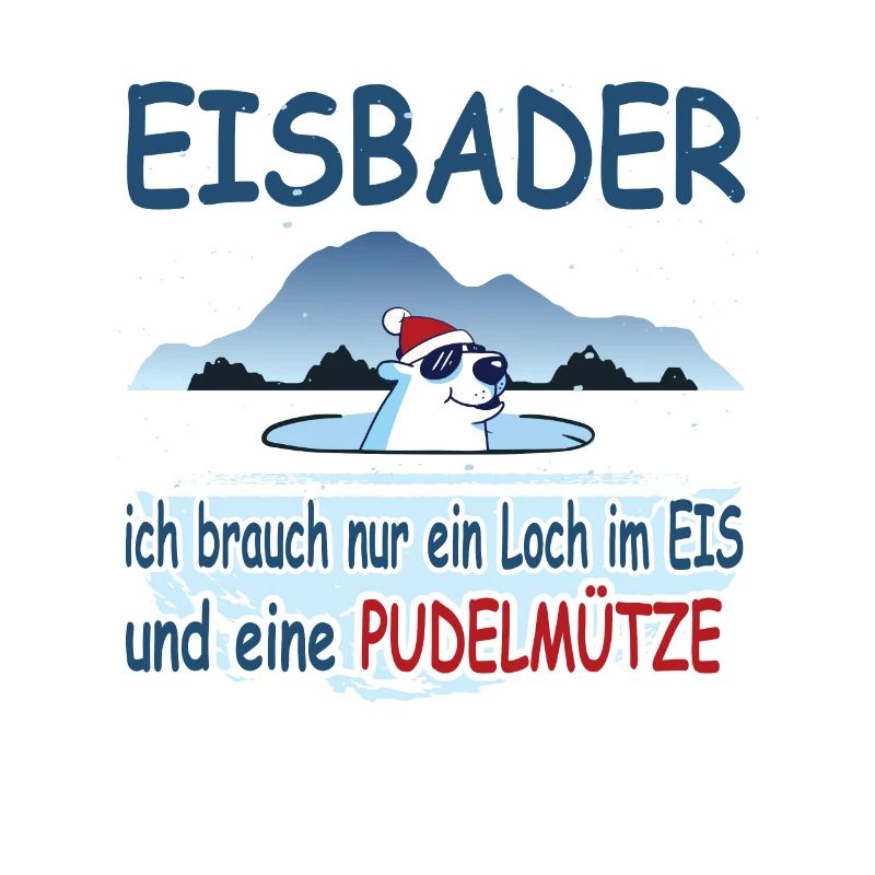 Eisbaden ich brauch nur ein Loch im Eis
