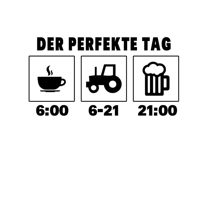 Der perfekte Tag eines Landwirts