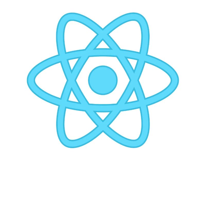 React logo for programmers and developers