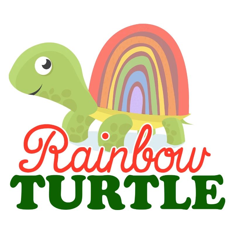 rainbow turtle regenbogen schildkröte