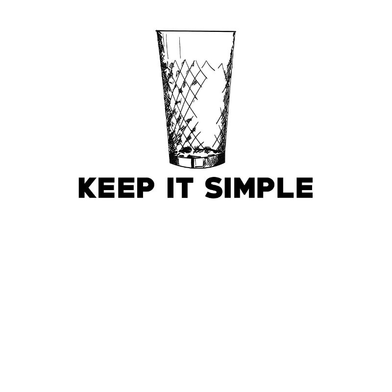 keep it simple Apfelweinglas Gerippte