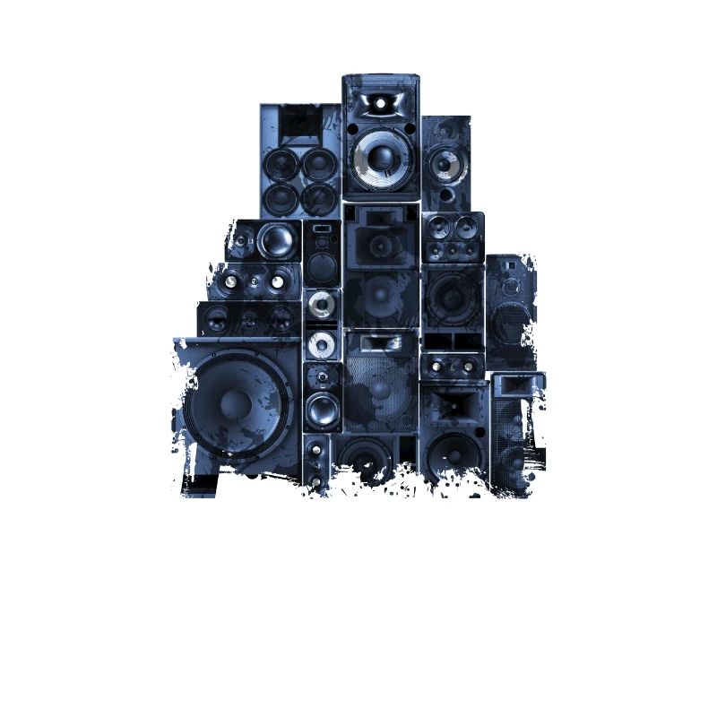 Ventilateurs de système de musique subwoofer rack rack tour