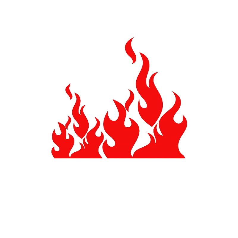 Flammen lodernd beeindruckend