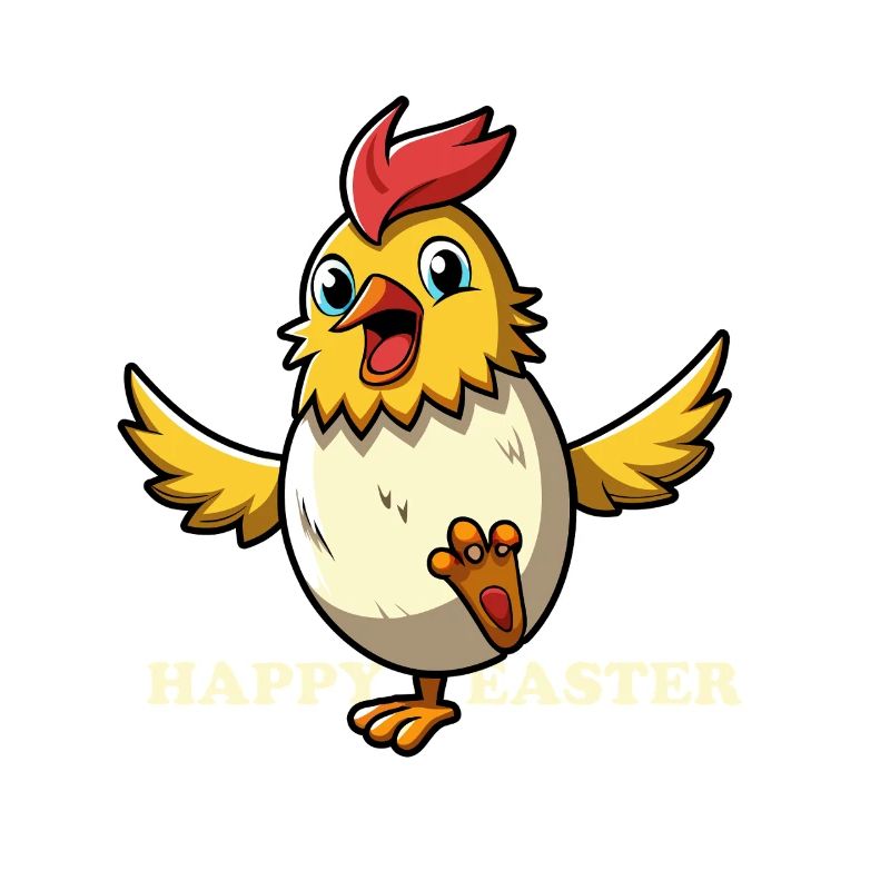 Happy Easter - Osterchicken - Osterei - Geschenk