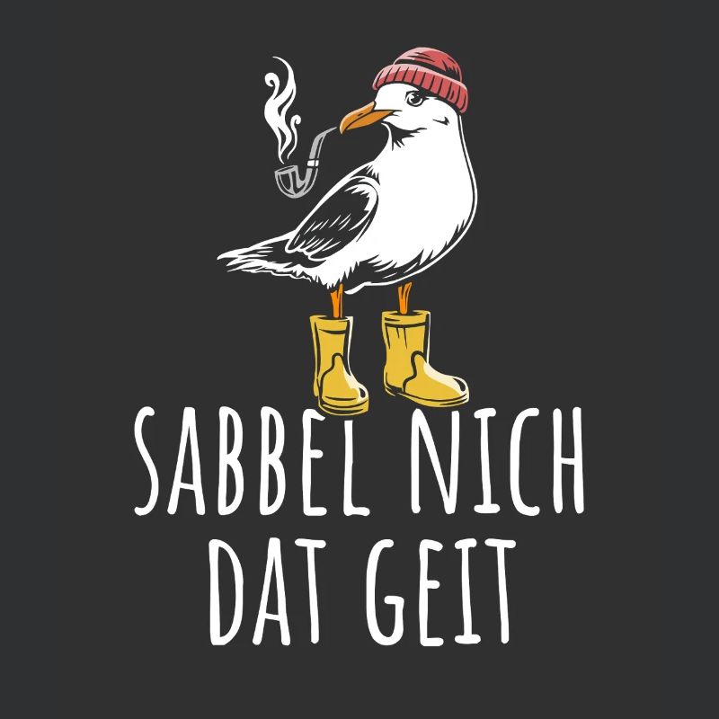 Möwe - Sabbel nich dat geit - Nordsee - Geschenk