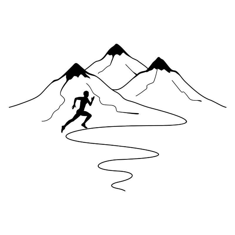 Mountain path curves and runs - (2)