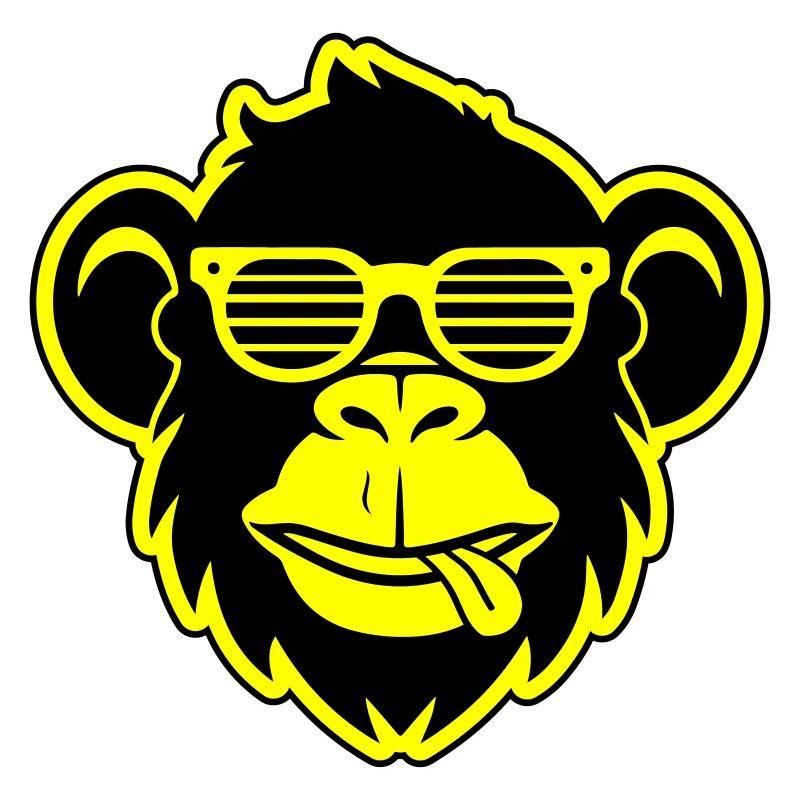Monkey Head Sunglasses Party