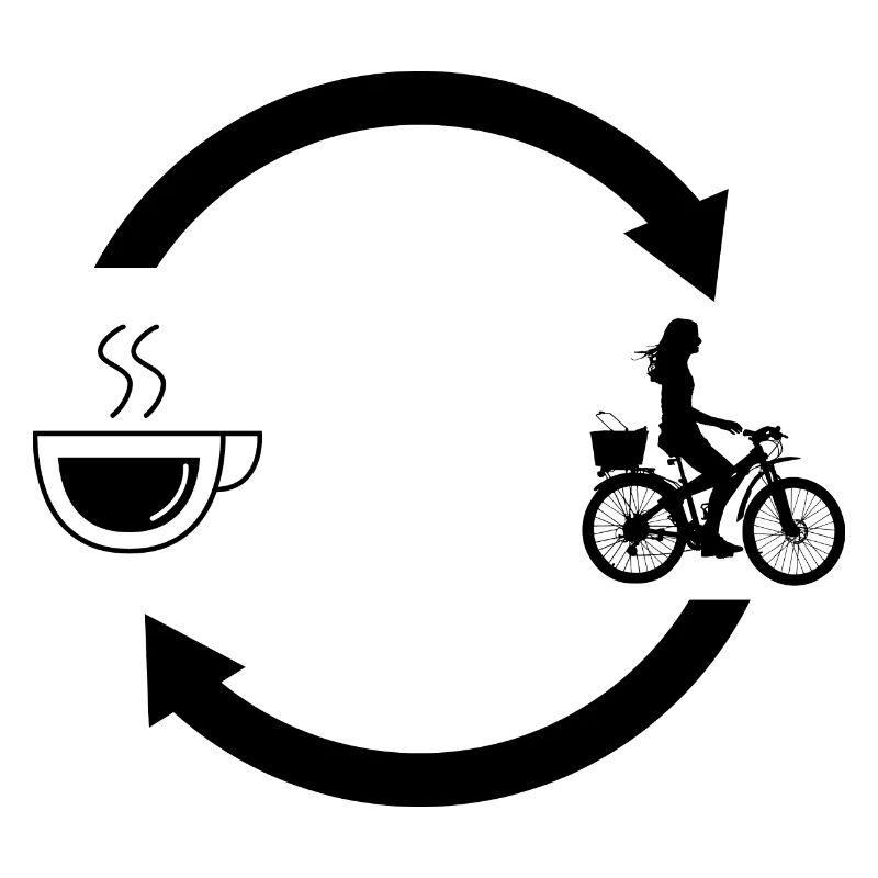 Loading coffee Arrows and cycling 2 -