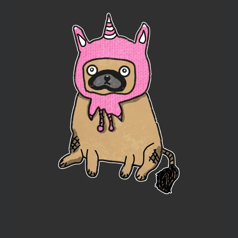Pugicorn Mops Möpse Einhorn Einhörner Hund Hunde