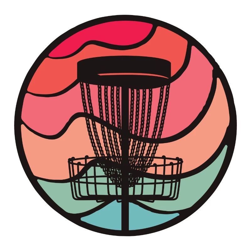 Discgolfer Discgolf Spieler Mädchen Disc Golf