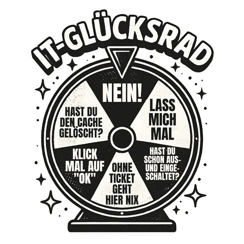 IT Support Glücksrad Service Desk IT Helpdesk