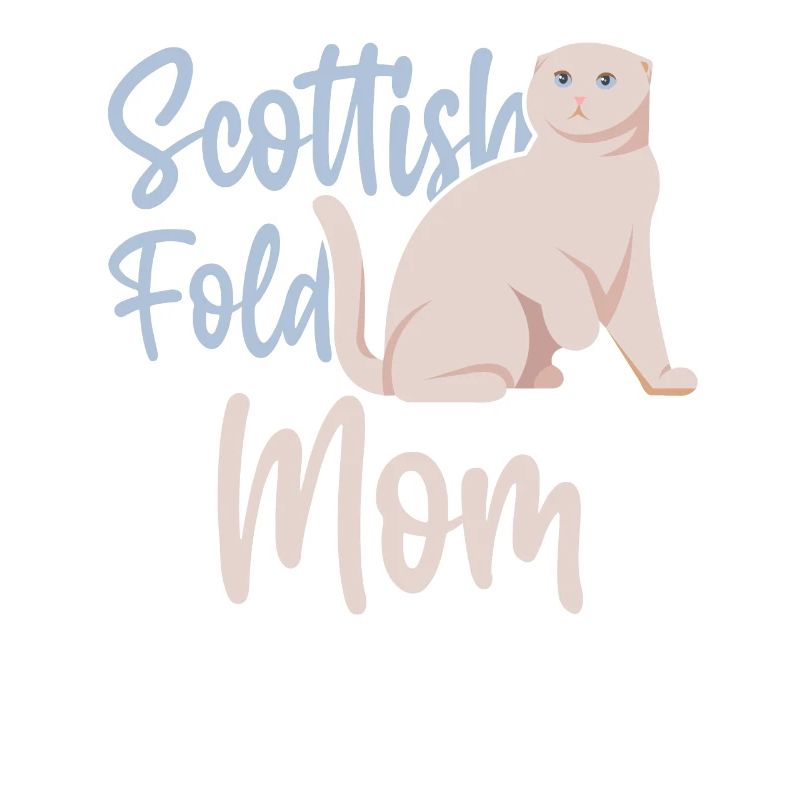 Funny Scottish Folding Ear cat design