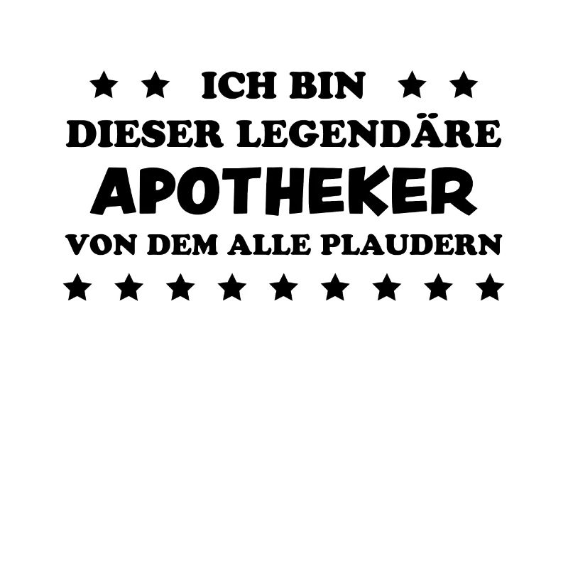 Apotheker Beruf Lustiger Spruch Apotheker Geschenk