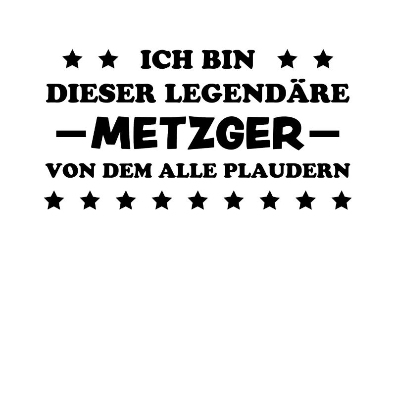 Metzger Beruf Lustiger Spruch Fleischer Geschenk