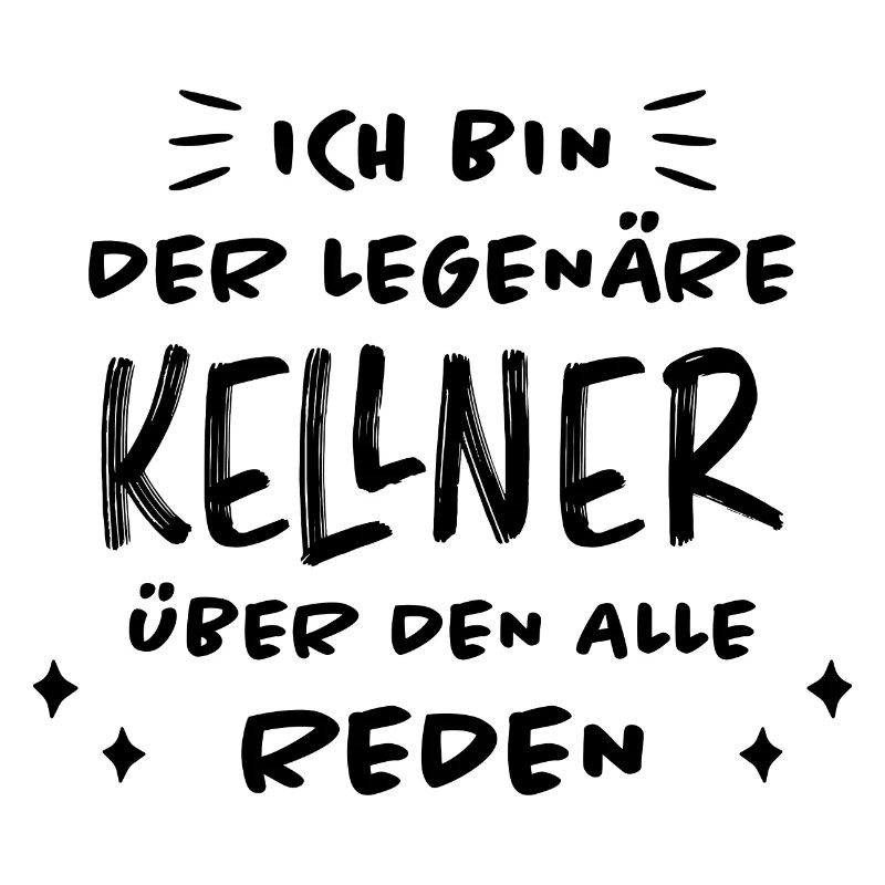 Kellner Lustige Spruch Service Restaurant Geschenk