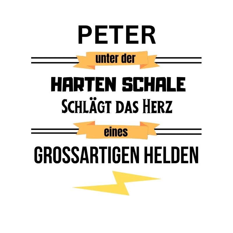Peter unter harte Schale eines Großartigen Helden