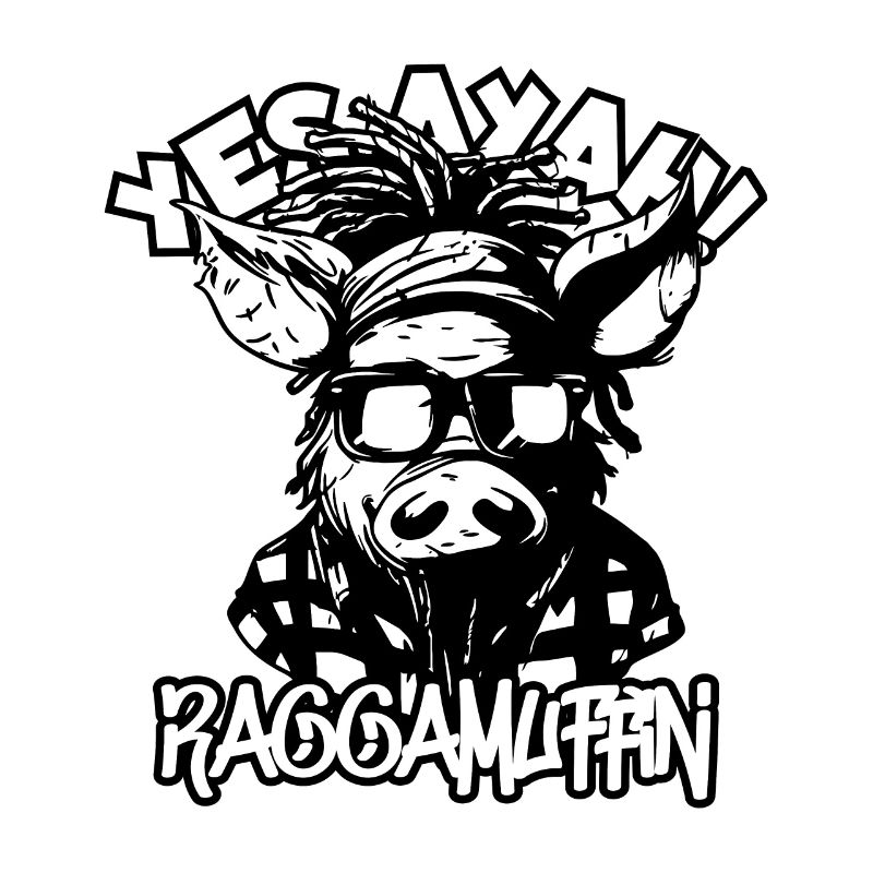 Oui Ayah ! Raggamuffin Reggae Dreadlocks Cochon