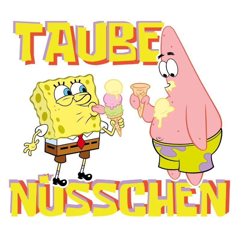 SpongeBob SquarePants Taube Nüsschen Patrick Eis