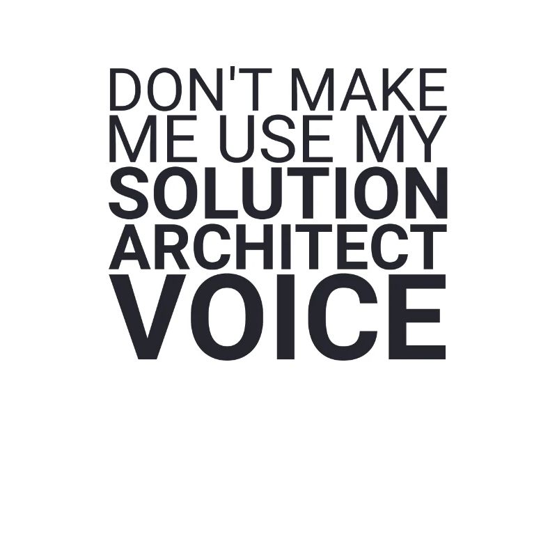 "Solution Architect Voice | Solution Architecture"
