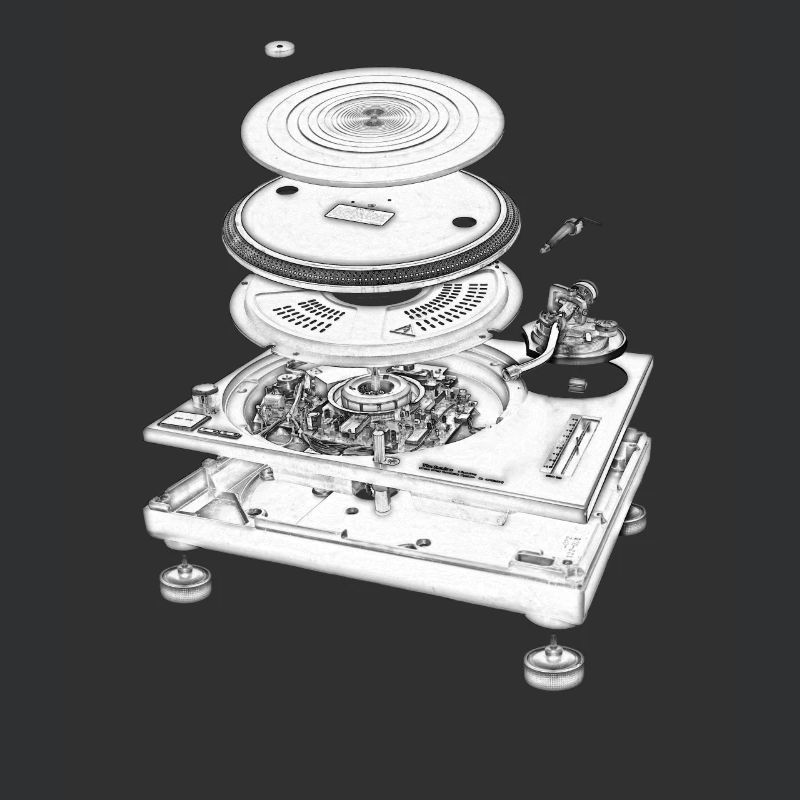 DJ turntable