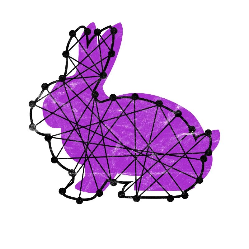 EASTER BUNNY RABBIT JOYEUX EASTER BUNNY CADEAU