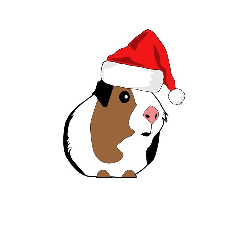 Noël drôle de rongeur de cochon d'Inde