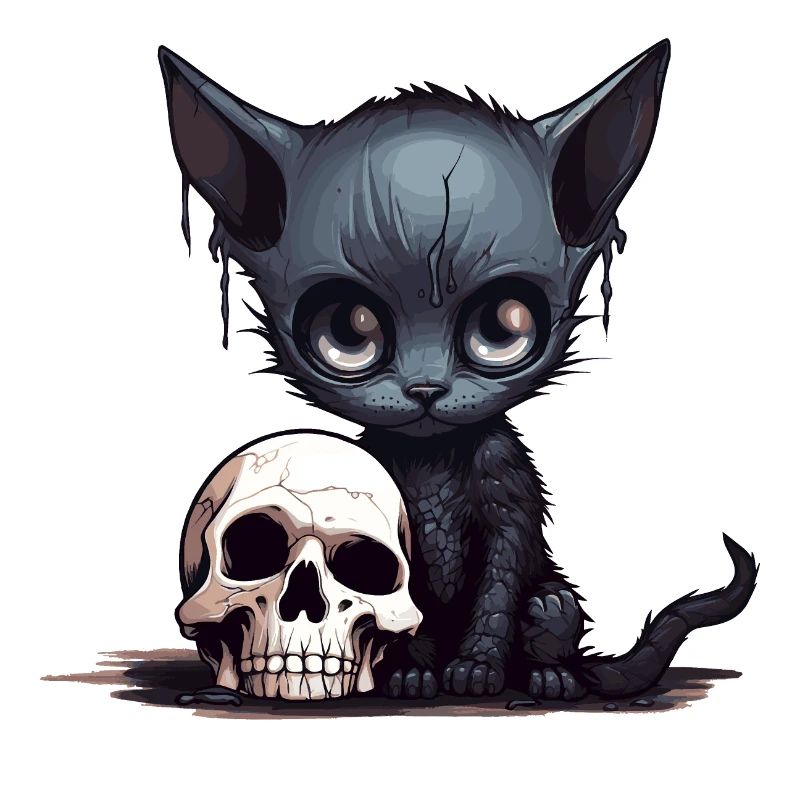 Cute Emo Kitten