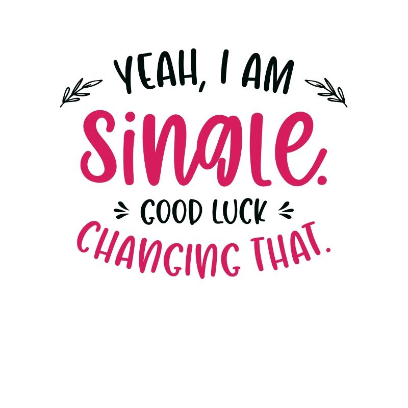 Single Relationship Independent Typography Single