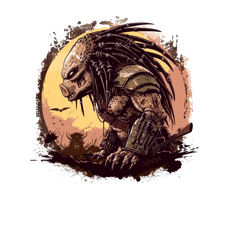 Alien, Guerrier, Chasseur De L’espace, Cochon