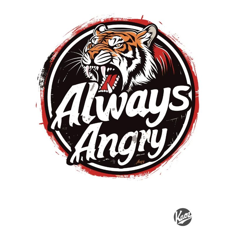 Tiger always angry