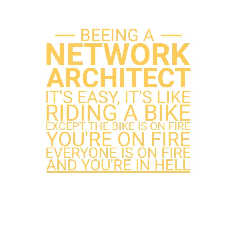 "Network Architect Hell | Netzwerk"